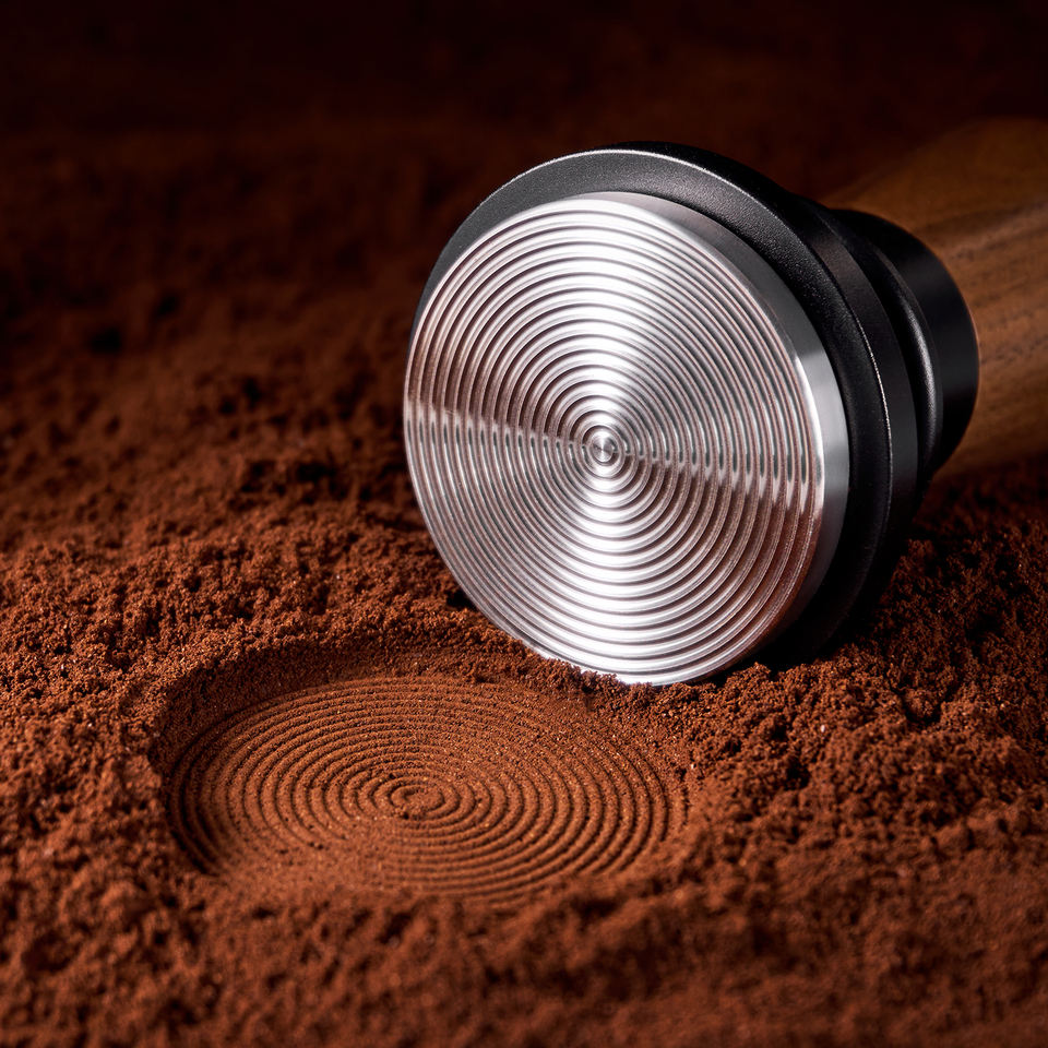 Walnut Wood Stainless Steel Self-leveling Spring-loaded Coffee Tamper For Espresso Coffee Press 51mm 53mm 58mm - Buy  Product on Alibaba.com