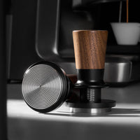 Walnut Wood Stainless Steel Self-leveling Spring-loaded Coffee Tamper For Espresso Coffee Press 51mm 53mm 58mm - Buy  Product on Alibaba.com